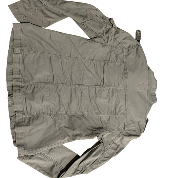 Kensie Gray Military Field Jacket Lightweight Design - Picture 2 of 3
